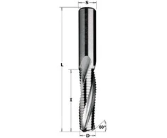 Tiesi pirštinė freza CMT 195.143.11; 14/58 mm
