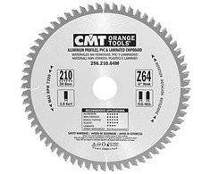 Pjovimo diskas aliuminiui CMT 296; 210x2,8x30; Z64; -6°