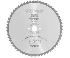 Pjovimo diskas medienai CMT 294; 305x2,8x30; Z54; -5°