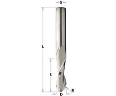 Lovelių freza CMT; S=12 mm; D=12 mm; R=6 mm