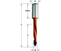 Grąžtas medienai CMT; S=8 mm; D=7 mm