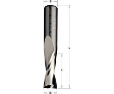 Tiesi pirštinė freza CMT; 20x72x20 mm