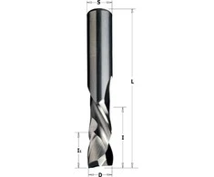Tiesi pirštinė freza CMT 190.507.11; 12,7/34,9 mm