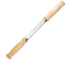 Medžio drožinėjimo peilis su dviem rankenom Morakniv® 220, tiesus, 114mm geležtė.