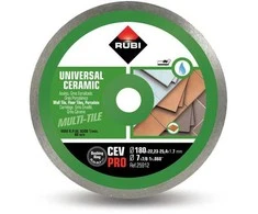 Deimantinis diskas stiklui ir keramikai Rubi CEV PRO; 180 mm