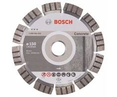 Deimantinis pjovimo diskas Bosch BEST FOR CONCRETE; 150 mm; 22,23 mm