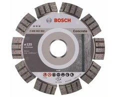 Deimantinis pjovimo diskas Bosch BEST FOR CONCRETE; 125 mm
