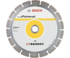 Deimantinis pjovimo diskas Bosch ECO for Universal; 230x22,23 mm; 10 vnt.