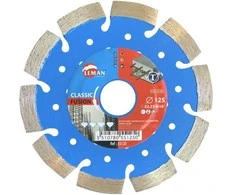 Deimantinis pjovimo diskas LEMAN F55125; 125x22,23x2,0 mm
