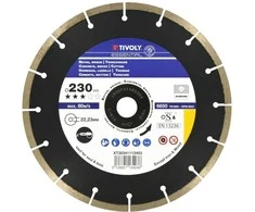 Deimantinis diskas Tivoly segment 230x22,2x2mm