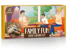 Drožinėjimo rinkinys BeaverCraft DIY09; figūrėlių drožinėjimui pradedantiesiems
