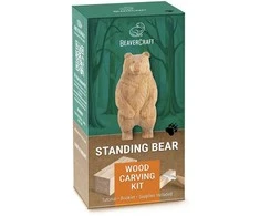 Drožinėjimo rinkinys BeaverCraft DIY12; figūrėlių drožinėjimui pradedantiesiems