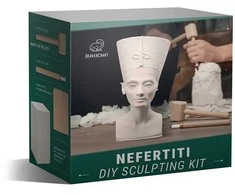 Drožinėjimo rinkinys BeaverCraft Nefertiti; figūrėlių drožinėjimui pradedantiesiems
