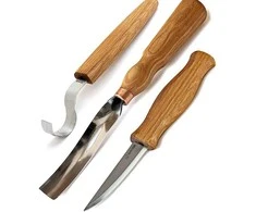 Drožinėjimo rinkinys BeaverCraft S14; 3 vnt.; šaukštų ir kitų medienos gaminių drožinėjimui