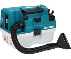 Makita VC013GLZ Akumuliatorinis dulkių siurblys 40V XGT, 7,5L, AWS, komplektuojama be akumuliatorių ir kroviklio!