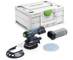 Ekscentrinis šlifuoklis Festool ETSC 125-Basic 18 V; (be akumuliatoriaus ir pakrovėjo)