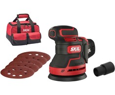 Skil Red Ekscentrinis šlifuoklis Skil 3750FA; 20 V (be akumuliatoriaus ir pakrovėjo)