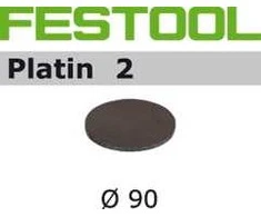 Festool Šlif. popierius eksc. šlifuokliui; Platin 2; Ø90 mm; P500; 15vnt.