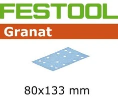 Festool Šlif. popierius vibro šlifuokliui; Granat; 80x133 mm; P120; 100vnt.