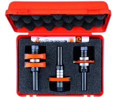 Frezų rinkinys CMT adjustable &amp; groove; 12 mm; 3 dalys