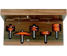 Frezų rinkinys CMT for kitchen; 12 mm; profile C; 5 dalys