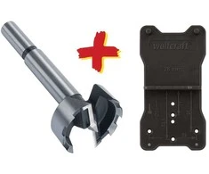 Furnitūros skylių grąžtas Wolfcraft 8728000; 35x90 mm