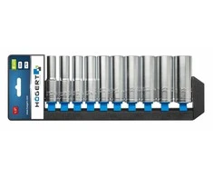 Galvučių komplektas Hogert HT1A888; 10-24 mm; 10 vnt.