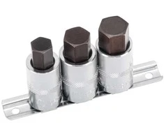 Galvučių su antgaliais rinkinys Condor Werkzeug C28012; 1/2''; 14-19 mm; 3 vnt.