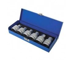 Galvučių su antgaliais rinkinys Ellient Tools SB2004; 3/4''; 14-23 mm; 6 vnt.
