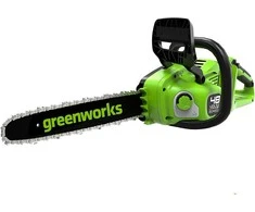 Grandininis pjūklas Greenworks GD24X2CS36; 2x24 V; 36 cm juosta (be akumuliatoriaus ir pakrovėjo)