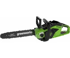 Grandininis pjūklas Greenworks GD40CS15; 40 V; 35 cm juosta (be akumuliatoriaus ir pakrovėjo)