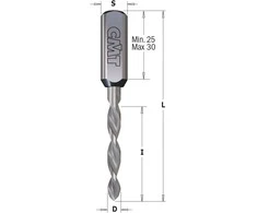 Grąžtas medienai CMT 314.070.21; D=7 mm, RH