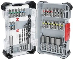 Bosch 35 dalių komplektas medžio grąžtai, antg.