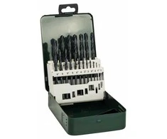 Grąžtų komplektas metalui Bosch HSS-G; 1-10 mm; 19 vnt.