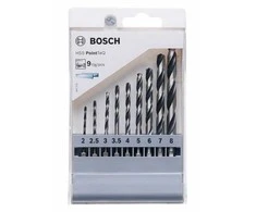 Grąžtas Bosch 9 PointTeQ HEX grąžtų komplektas
