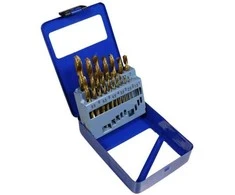 Grąžtų komplektas metalui Condor Werkzeug C0459; 1-10 mm; 19 vnt.