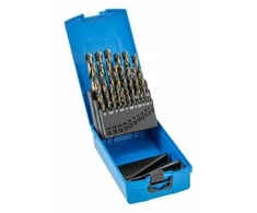 Grąžtų komplektas metalui Hogert HT6D800; 25 vnt.