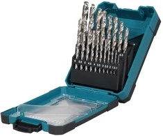 Grąžtas Makita HSS-GS metalo grąžtų rinkinys, 19 cnt (1-10mm) D-78352