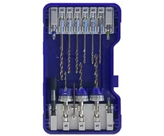 Grąžtas Tivoly 2-in-1 HSS wood/metal drill and countersink bit kits + 6 HSS drill bits + 3 stainless steel bits + accessories