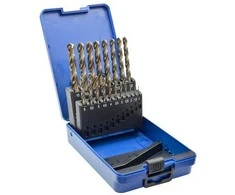 Grąžtų metalui rinkinys Ecef 571119RP; 1-10 mm; 19 vnt.