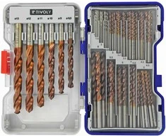 Grąžtas Tivoly Metalo grąžtų rinkinys FURIUS HSS 1-13mm, 100vnt