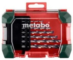 Grąžtas Grąžtų rinkinys metalui Metabo HSS-G SP; 8 vnt.