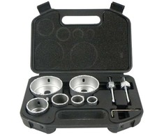 Gręžimo karūnų komplektas Geko U39990; 22-73 mm; 6 vnt.