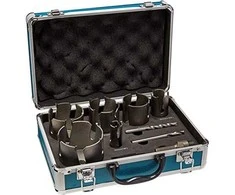 Gręžimo karūnų komplektas Makita TCT D-51297; 9 vnt.
