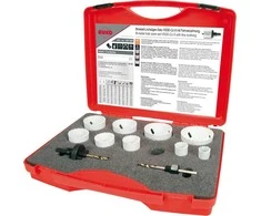 Gręžimo karūnų rinkinys 19-64mm RUKO HSS Co8