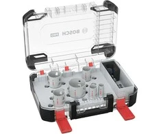 Gręžimo karūnų rinkinys Bosch PRO Multi Material PC Plus; 22-64 mm; 9 vnt.