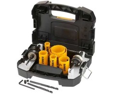 Gręžimo karūnų rinkinys DeWalt DT90357-QZ; 20-64 mm; 10 vnt.