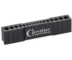 Gręžimo šablonas Condor Werkzeug C9699; 3,0-9,5 mm
