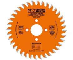 Griovelių pjovimo diskai CNC staklėms CMT 240.150.060M; 150X32,2X30; Z36