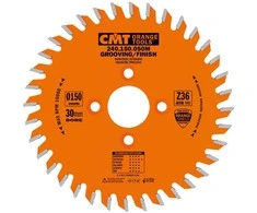 Griovelių pjovimo diskai CNC staklėms CMT 240.150.050M; 150X53X30; Z36